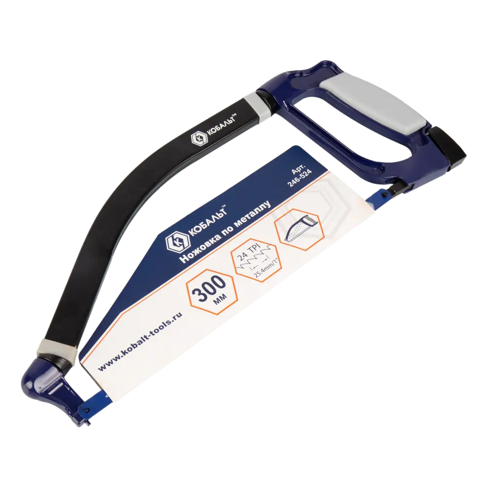 Ножовка по металлу КОБАЛЬТ 246-524 300 мм 89374043 STLM-1409448