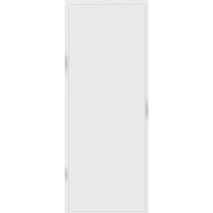 Дверь межкомнатная глухая Invisible Opt 80x200 см правая алюминий цвет белый 89439069 STLM-2103412