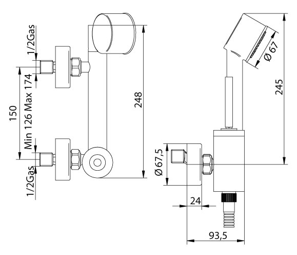 168320SN00-1 Смеситель Bandini Coco Santreyd - Вид №1
