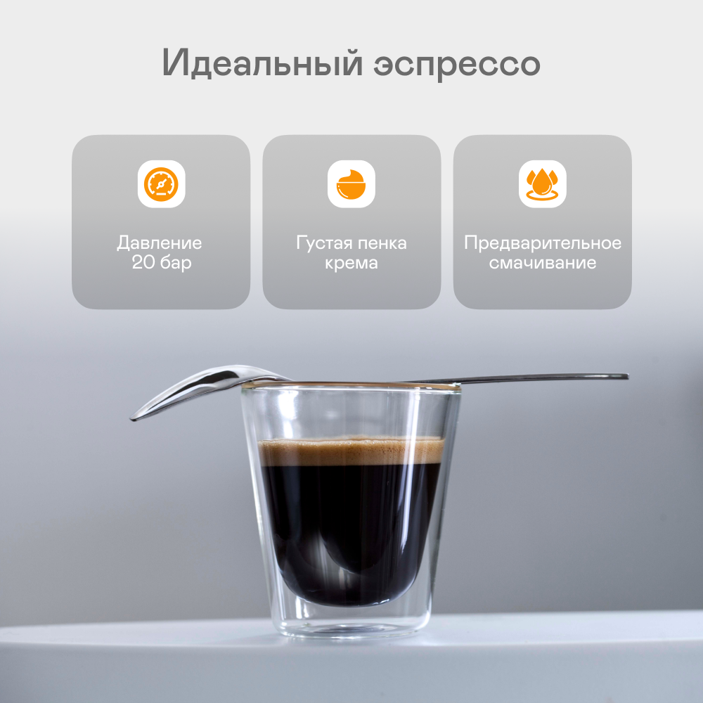 9171709 Кофеварка рожковая GARLYN Barista Compact черный STDN-0134038 - Вид №4