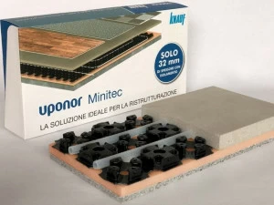 UPONOR Излучающая система малой толщины с изоляцией и стяжкой