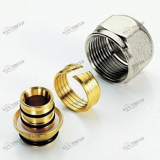 Евроконус для м/пл.трубы и PEX 16(2.0)x3/4" EK TIEMME 1440002