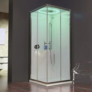 Novellini. Душевая кабина 90x90 A90 STANDARD с низким душевым поддоном и крышей EON