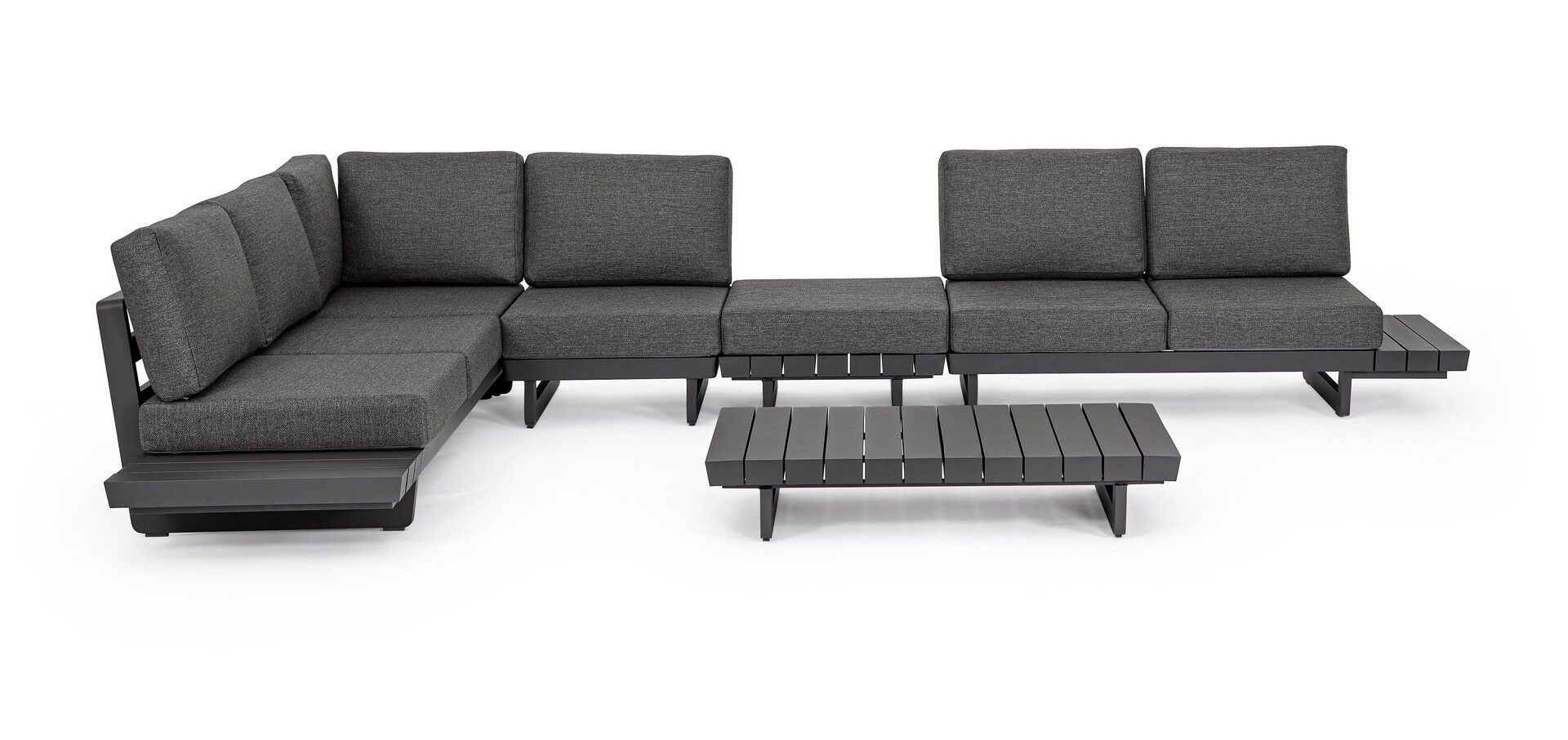 Угловой садовый диван из ткани BIZZOTTO Infinity ARCH-00091397 - Вид №31