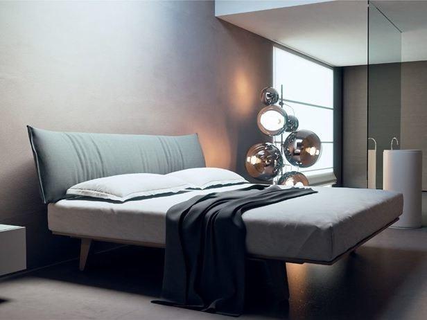 Caccaro Двуспальная кровать из ткани с мягким изголовьем Letti tessili sun-id-1494971 - Вид №8