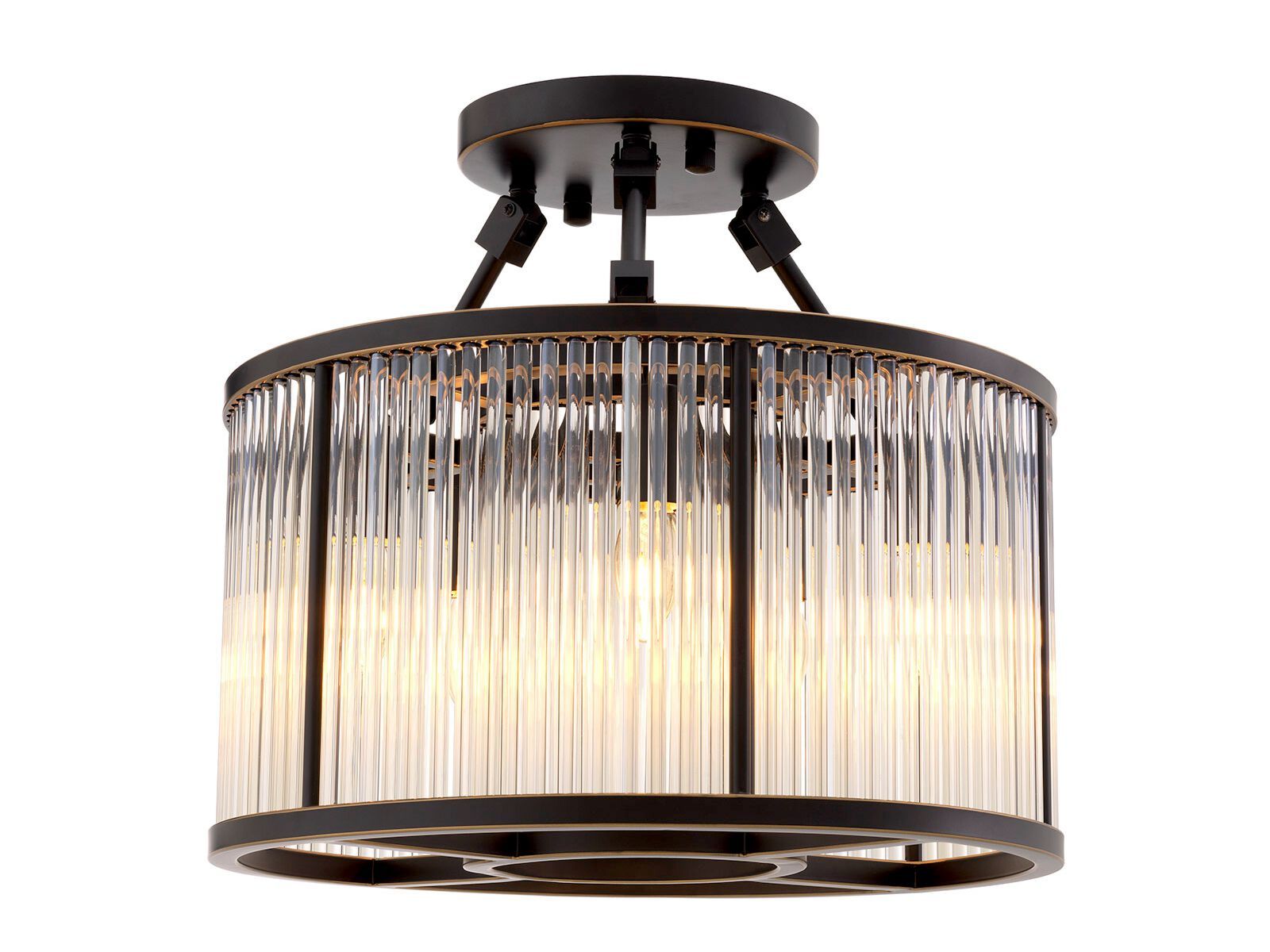 Стеклянный светодиодный потолочный светильник Eichholtz Bernardi ARCH-00123274