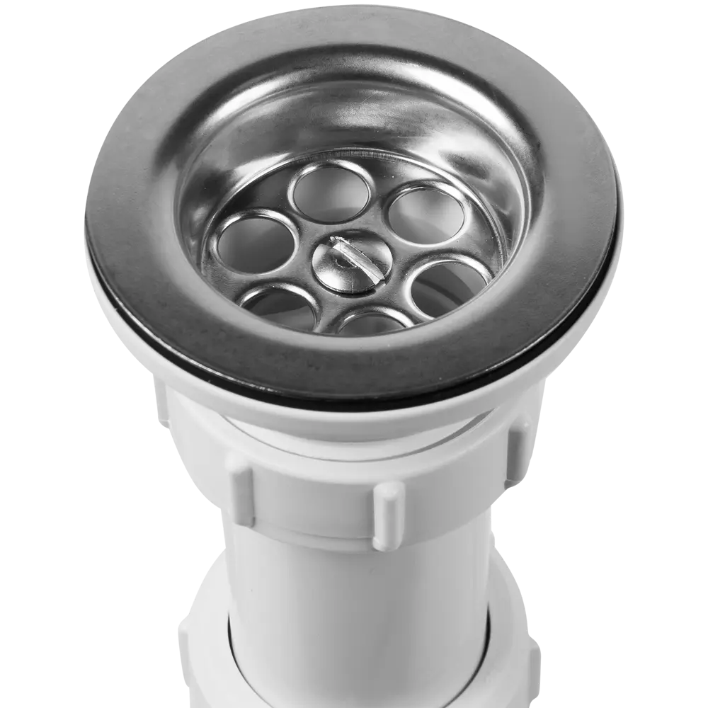 Сифон для двойной мойки McAlpine с выпуском регулируемый по высоте ø40 мм полипропилен MRSK5-A STLM-2111775 - Вид №2