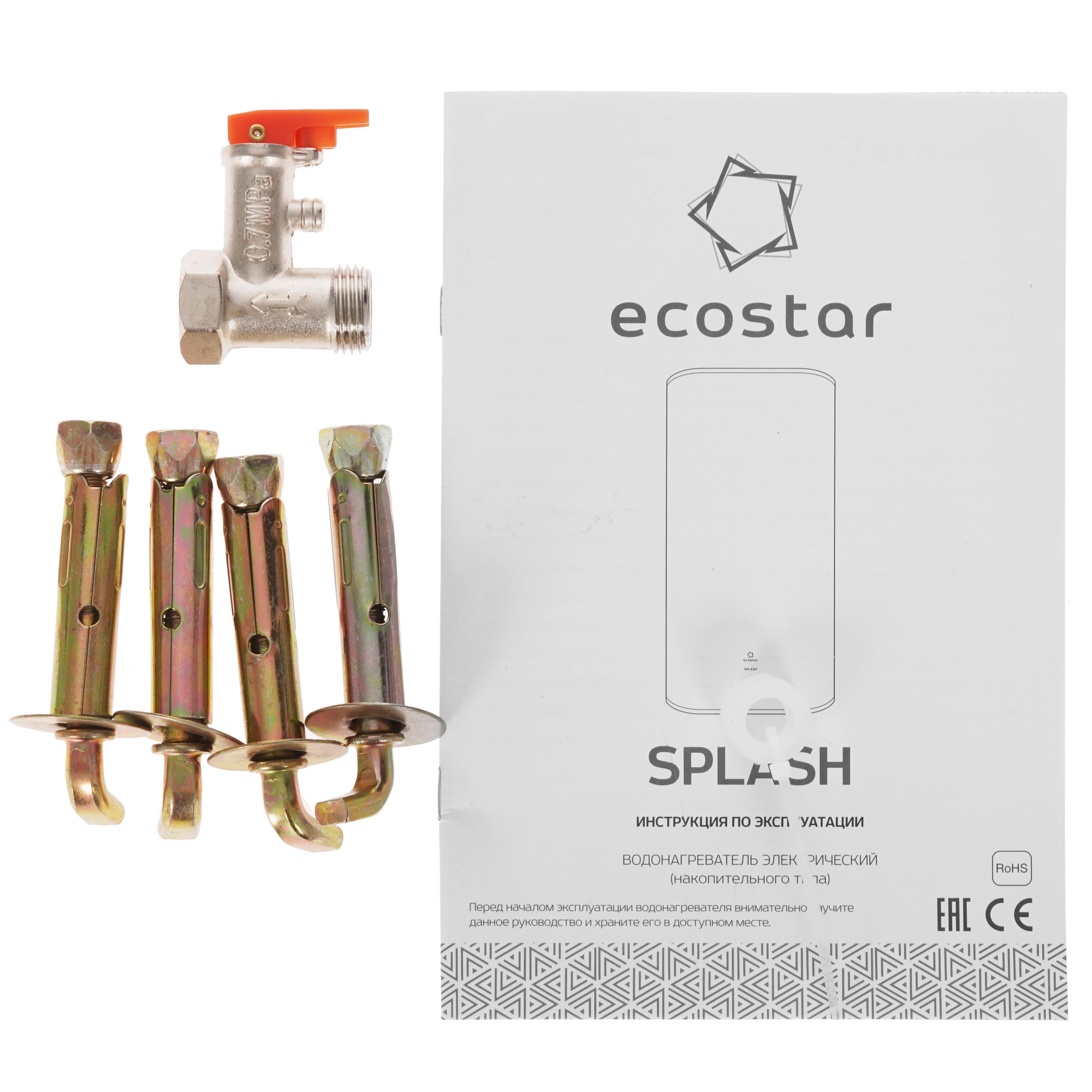 9941786 Водонагреватель электрический Ecostar RWH-SP80-FS STDN-0093673 - Вид №7