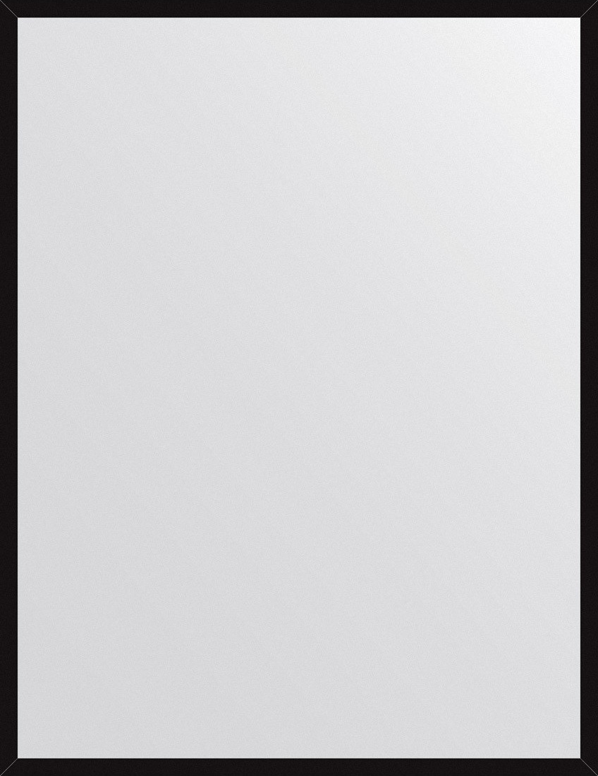 BY 7466 Зеркало в багетной раме - черный 20 mm EVOFORM Definite