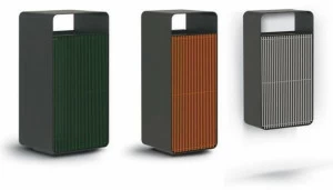 Metalco Урна стальная с пепельницей