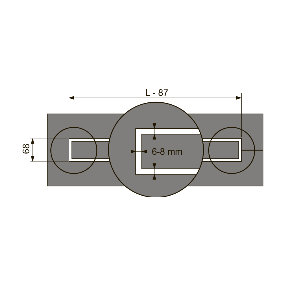 651500 Канал для укладки натурального камня Tece  - Вид №2