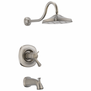 T17T492-SS-WE TempAssure® 17T серии H2Okinetic® для ванны и душа Delta Faucet Addison Нержавеющая сталь