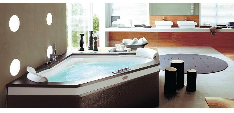 Jacuzzi® 2-х местная угловая гидромассажная ванна Aura sun-id-1422115 - Вид №1