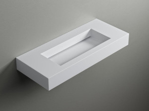 Подвесная раковина Corian® с столешницей