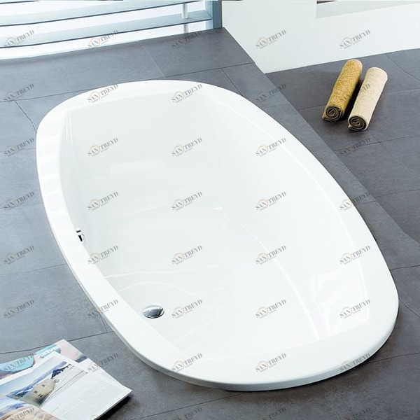 Ванна встраиваемая LARGO 200 см с аэромассажем Deluxe HOESCH 3695