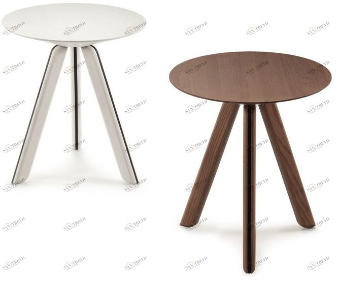 Sancal Круглый деревянный журнальный столик Tortuga sun-id-1381376