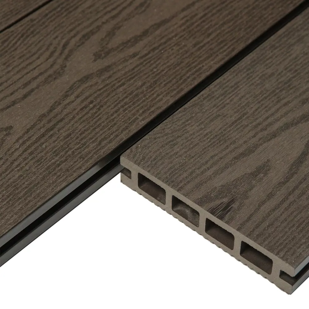 Террасная доска ДПК CM Decking Nature цвет Венге 3000x135x25 мм двусторонняя вельвет/структура дерева 0.405 м² STLM-2139028 - Вид №2