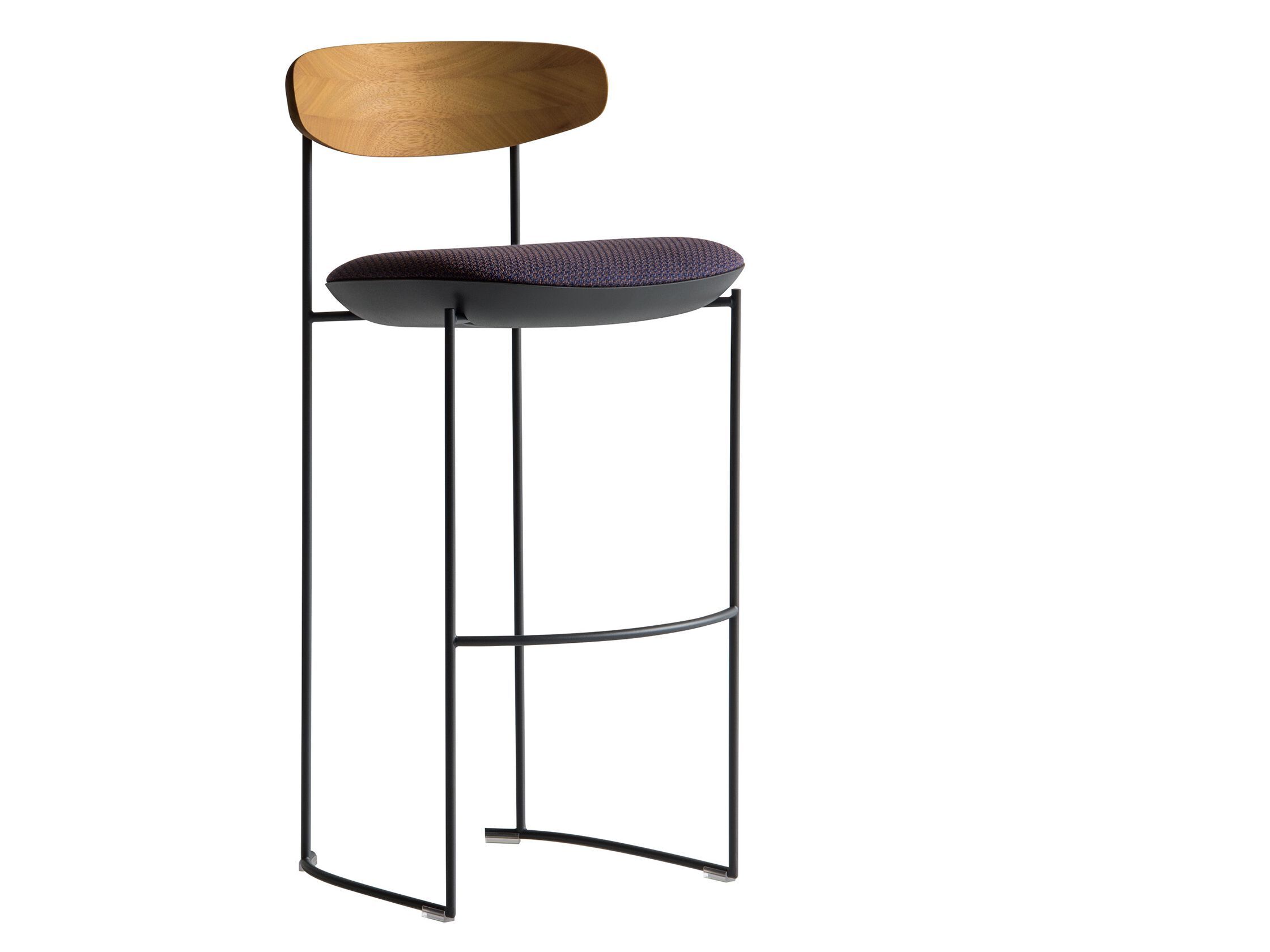 Высокий стул из металла и ткани для сада Potocco Keel Light ARCH-00036968