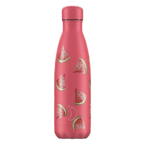 Термос 500 мл розовый New Icon Watermelon CHILLY'S BOTTLES ДИЗАЙНЕРСКИЕ 00-3948017 Красный