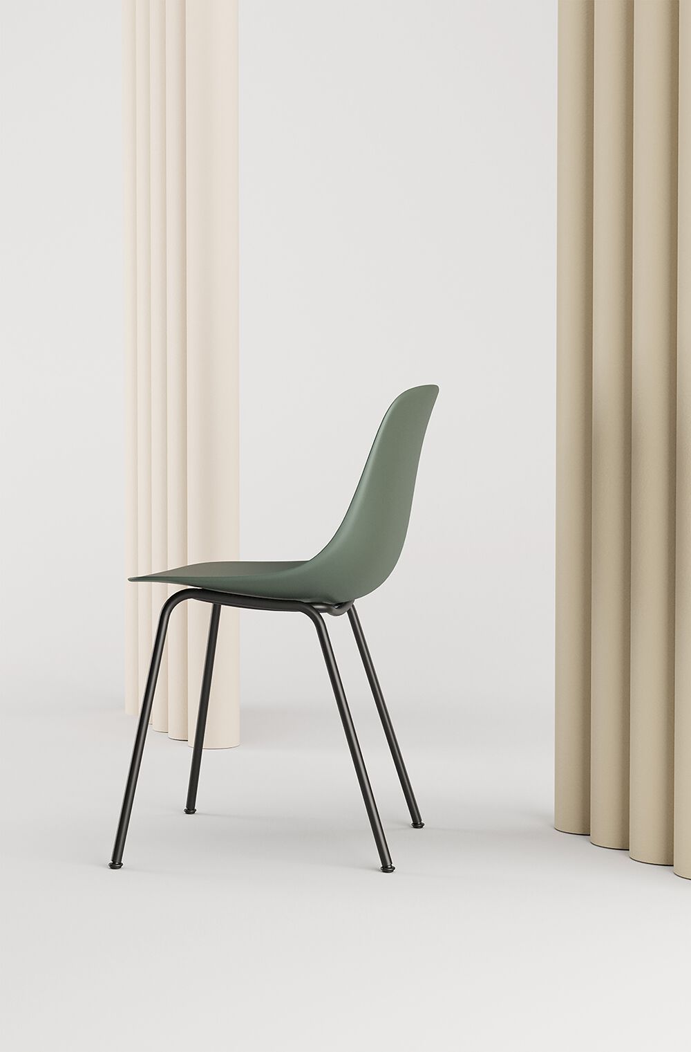 Штабелируемый стул из полипропилена Infiniti Pure Loop Mono ARCH-00083210 - Вид №6