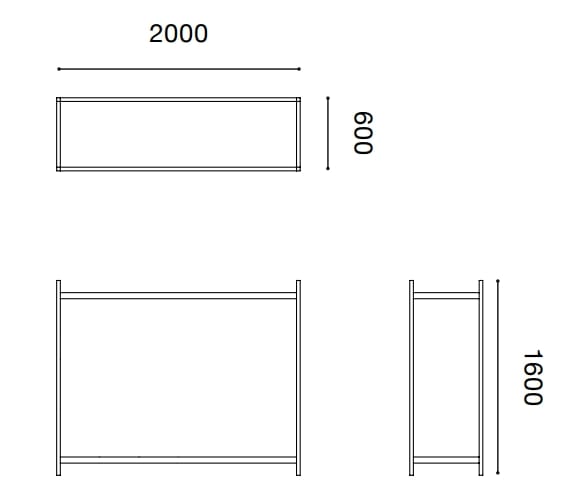 Модульная модульная библиотека Established&Sons сетка ARCH-00001898 - Вид №5