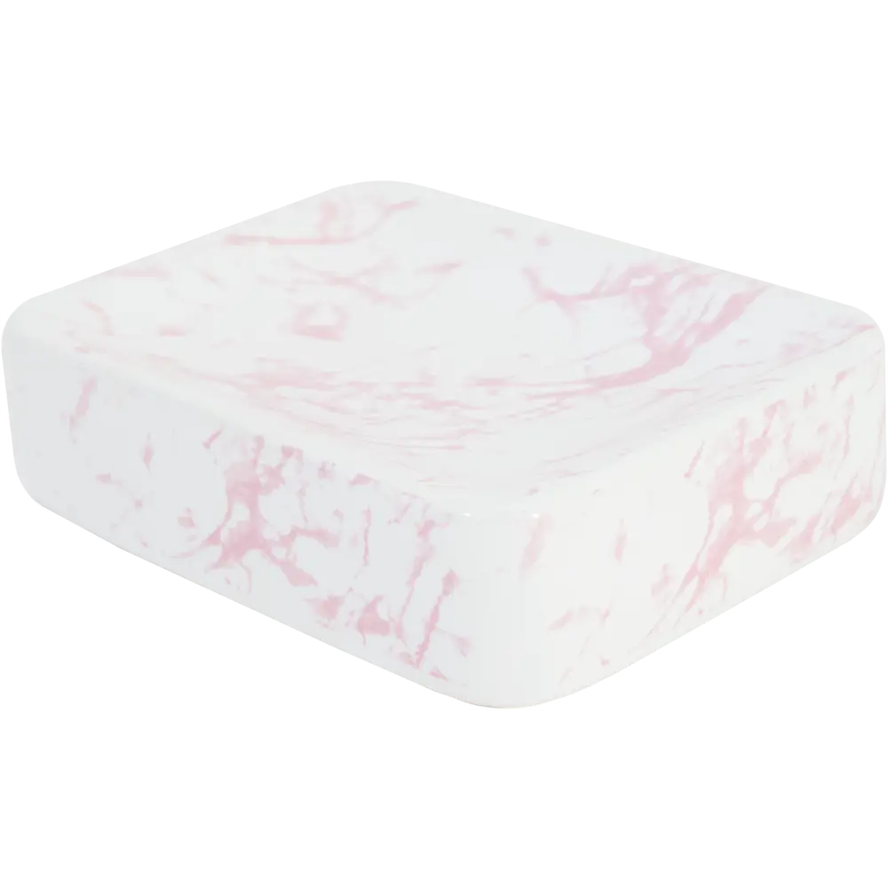 Мыльница Vidage Marmo Rosa керамика цвет белый STLM-2202530