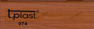 Заглушка правая для плинтуса 074 вишня темная T-PLAST 25410125