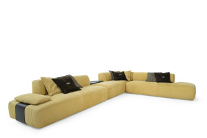 Диван из нубука