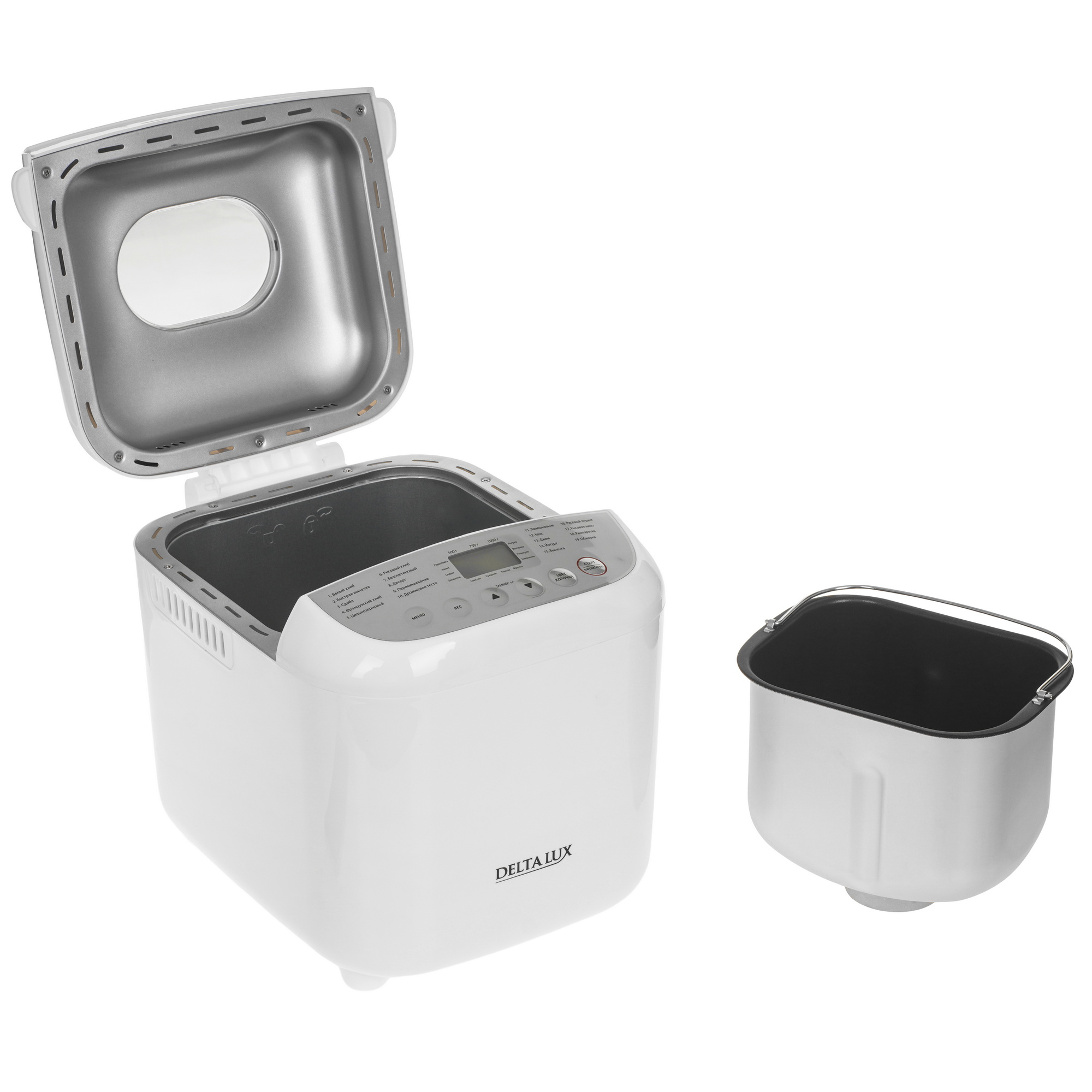 9235579 Хлебопечь DELTA LUX DE-6000 белый STDN-0148384 - Вид №6