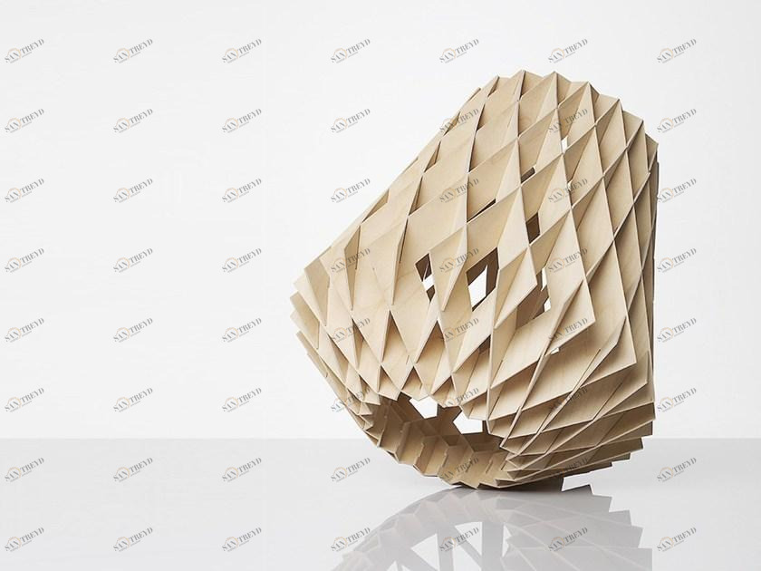 SHOWROOM Finland Настольная лампа из фанеры Pilke sun-id-1485366