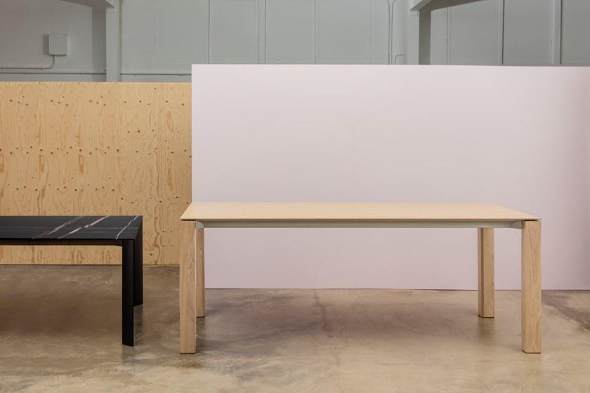 Andreu World Прямоугольный высокий стол из дуба Extra table Me 01146 - Вид №3