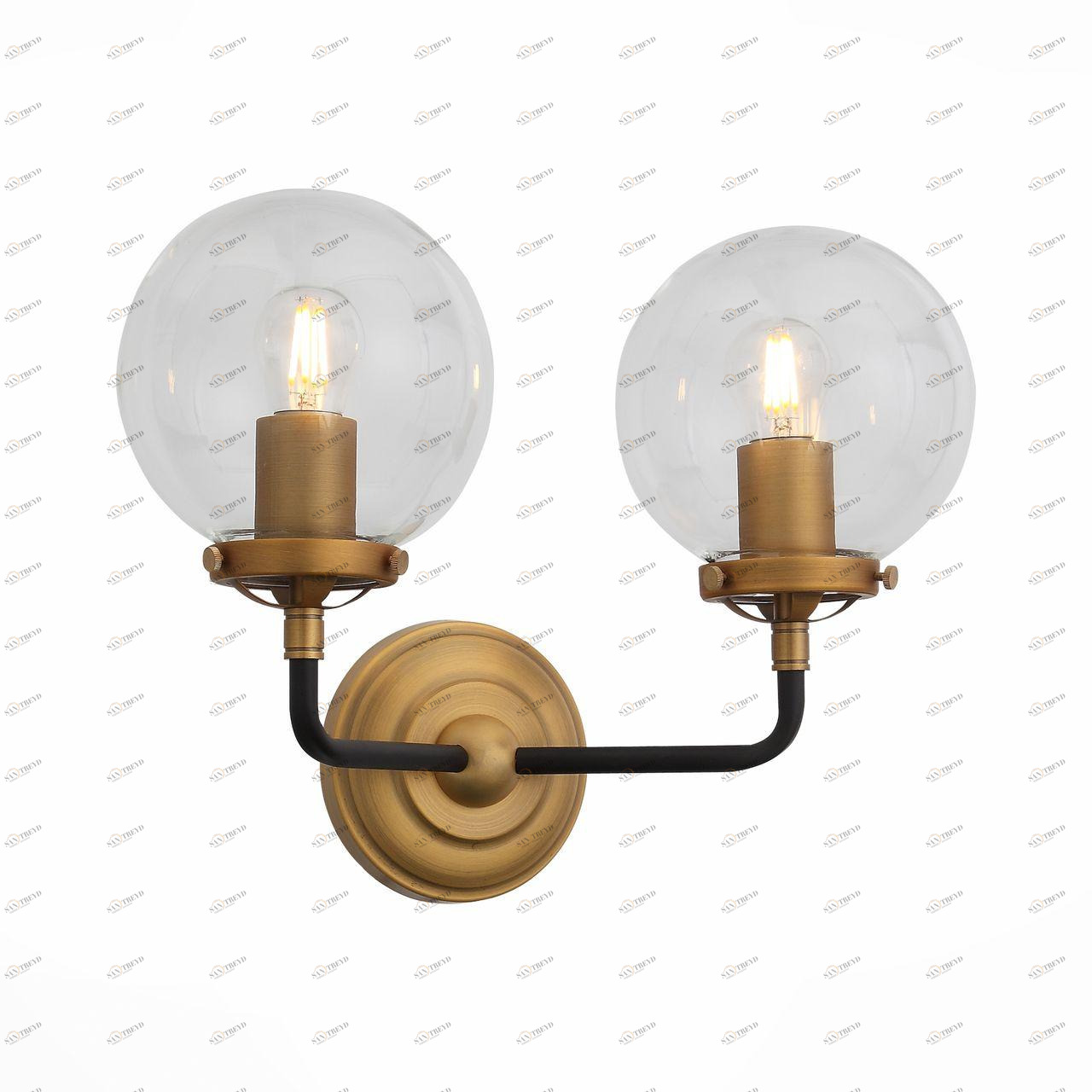 Бра ST Luce Varieta SL234.401.02 ST LUCE ПОД СТАРИНУ, СВЕЧА 109526 Золото;прозрачный 