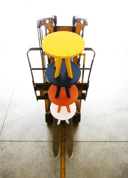 Atipico Круглый журнальный столик из лакированного бука A.ngelo sun-id-1488423 - Вид №3