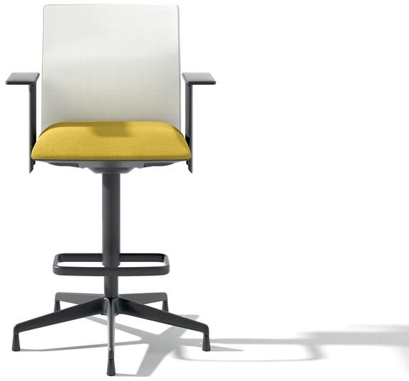 arper Табурет офисный 5-спицевый со спинкой Planesit sun-id-1459968 - Вид №1