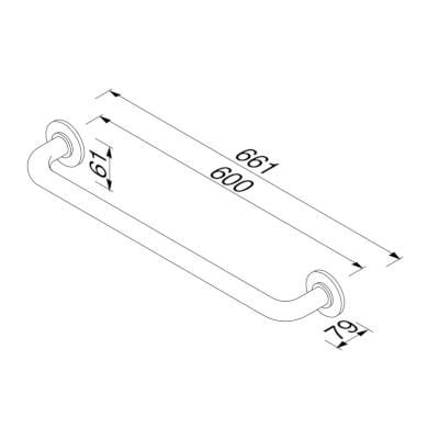 Металлический бар отель полотенце держатель