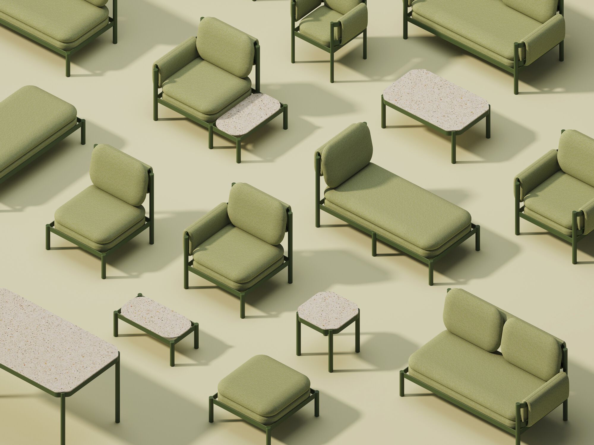 Алюминиевый прямоугольный садовый стол Joyf Tropic ARCH-00132622 - Вид №3