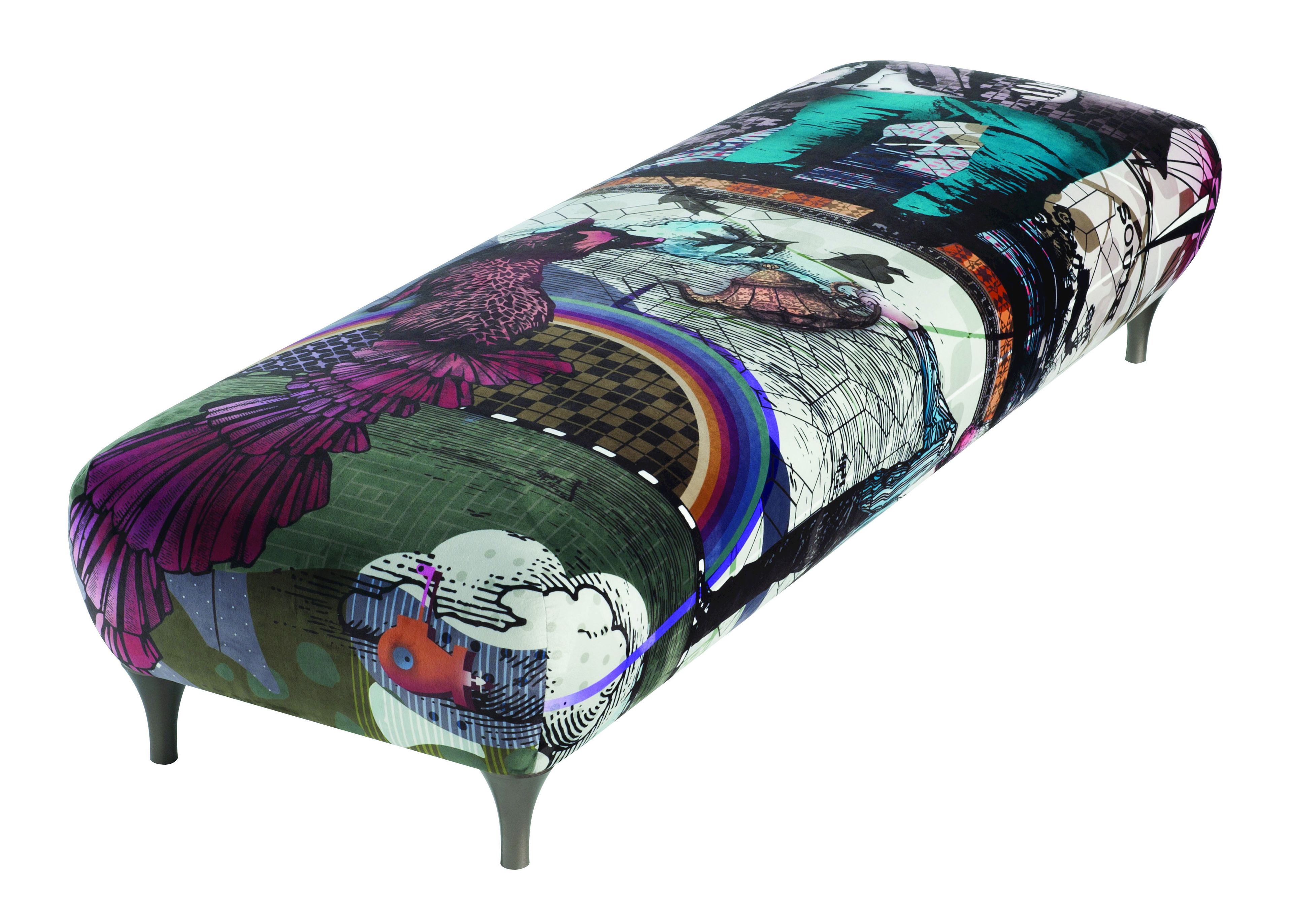 Прямоугольный пуф из ткани ROCHE BOBOIS Globe trotter ARCH-00102666 - Вид №5