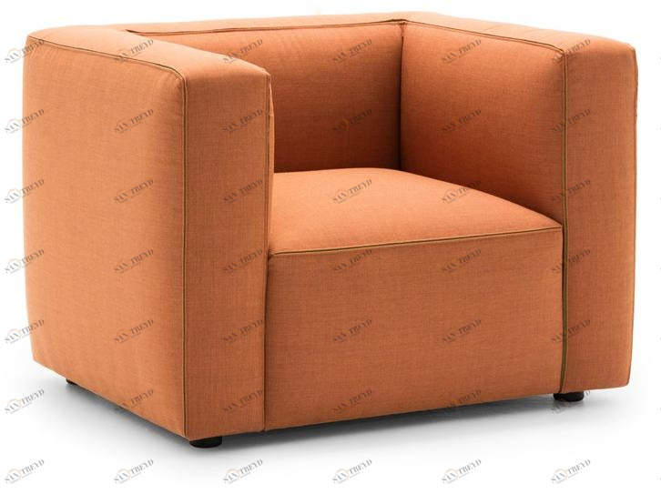 Andreu World Кресло из ткани с подлокотниками Dado Bu0320