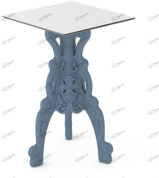 SLIDE Стол полиэтиленовый высокий квадратный по контракту Design of love sun-id-1363605