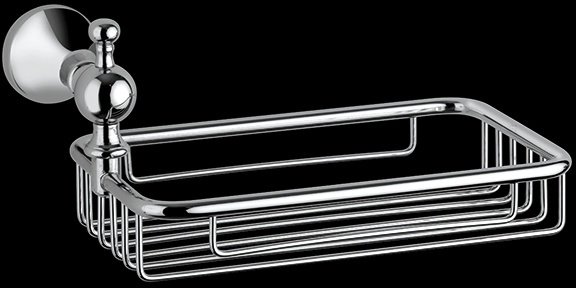 RE134 Мыльница в ванную, подвесная, сетчатая, латунная bagno&associati REGENCY