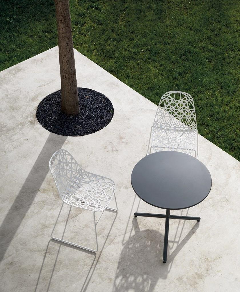 Crassevig Квадратный алюминиевый обеденный стол с откидной крышкой Nett sun-id-1384006 - Вид №3