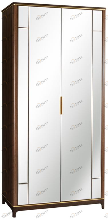 2492 Шкаф двухстворчатый с зеркалами Модерн Дуб Гладстоун R-HOME 4009275H_Гладстоун