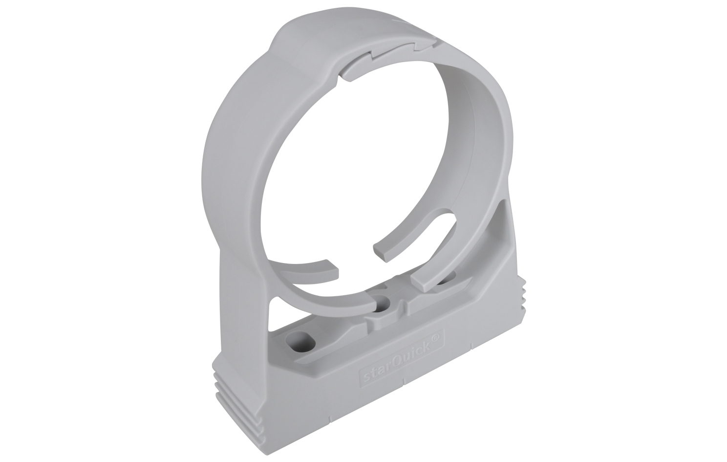 08541110 starQuick® Clamp (Grey) — Ø 71 — 115 mm для сантехнических труб и труб с электрокабелями для крепления стене, полу или потолку walraven 