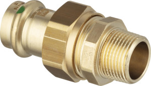 Viega Соединительный элемент резьбовой разъемный Sanpress 2265 (119133)