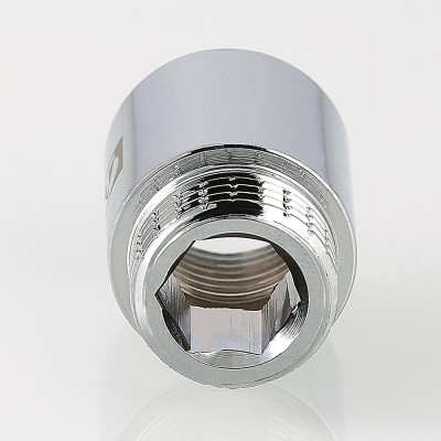 VTr.198.C.0460 Фитинг резьбовой – удлинитель хромированный Valtec 1/2" х 60 мм  - Вид №2