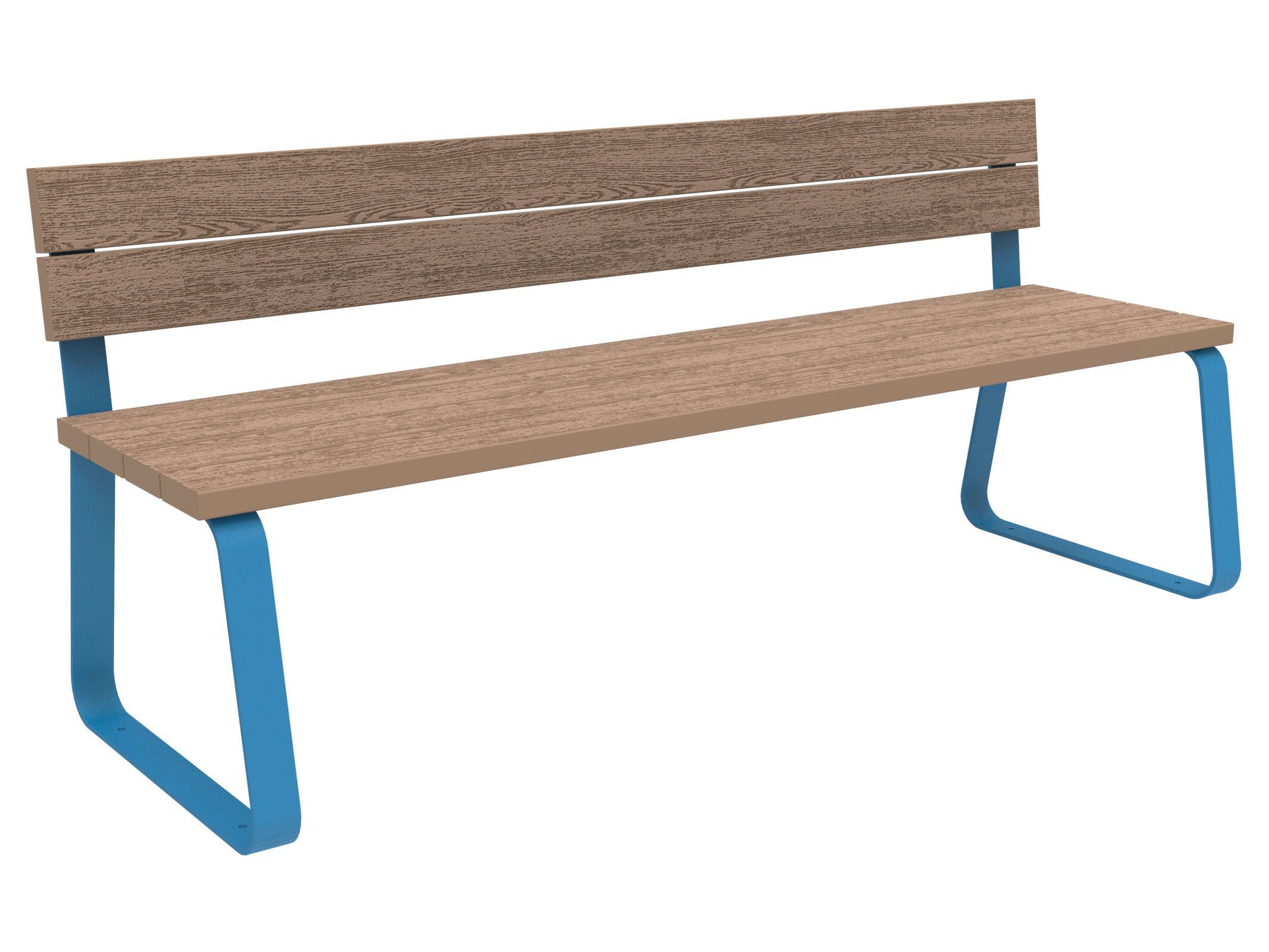 Скамья WPC со спинкой Lazzari Sunny ARCH-00055502 - Вид №5