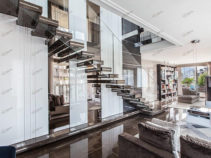 Officine Sandrini Открытая лестница из мрамора sun-id-1454961