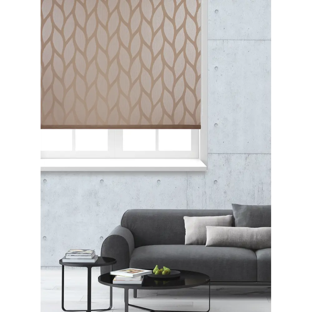 Штора рулонная Bella 60x160 см бежевая PRAKTO STLM-2001649 - Вид №4