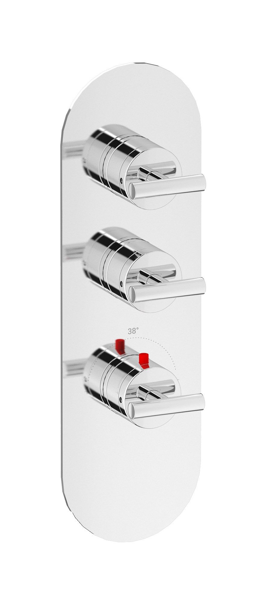 Термостатический смеситель для душа с 3 отверстиями IB AQUA - 2 WAYS EUA212 ARCH-00143058 - Вид №7