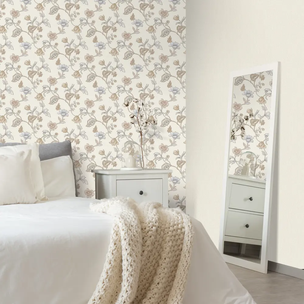 Обои флизелиновые Euro Decor Saint-Tropez белые 1.06 м 7081-00 82734878 STLM-2164302 - Вид №3